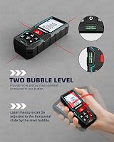 MiLESEEY D5T Laser Distance Meter 50M with 2 Spirit Bubbles, ±2mm view 3