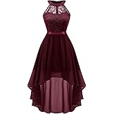 Wedtrend Women's Formal Dresses Halter Bridesmaid Dresses Cocktail Dress High Low Prom Dress