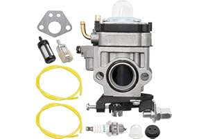 Mc43 300486 Carburetor Replacement for Earthquake Tiller Parts 43cc Cultivator, Carb for Powermate Pea438 Pcv43 We43 We43ce W