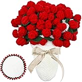 ZMJY Bouquet Blanket 3D Rose Flower Blanket, Ultra-Soft & Breathable Throw Blanket, Handmade Romantic Gift for Birthday, Wedding, Home Decor for Bed, Couch, (Small)