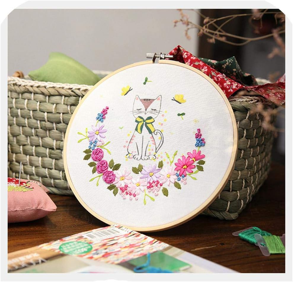 Amazoncom embroidery kit 1 set embroidery diy handmade kit beginner Amazoncom embroidery kit 1 set embroidery diy handmade kit beginner