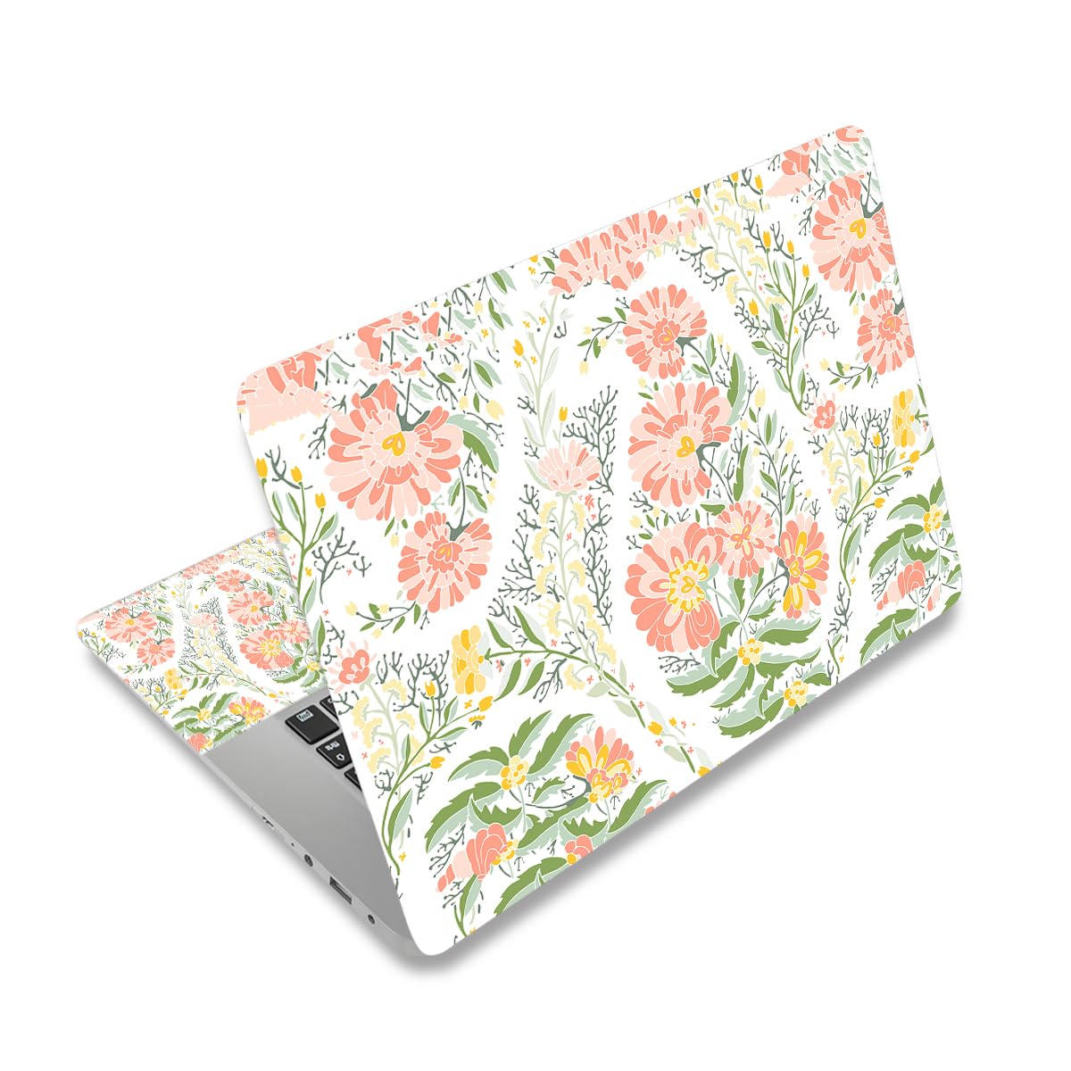 Photo 1 of NXZGO 12 12.1 13 13.3 14 15.4 15.6 Inch Laptop Skin Decal, Laptop Skins Stickers Decals for Notebook PC, Universal Reusable Vinyl Laptop Cover Sticker, Waterproof Art Protector I Elegant Daisy Flower
