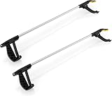 Straame Garden Litter Picker Grabber Reacher Tool Pack of 2