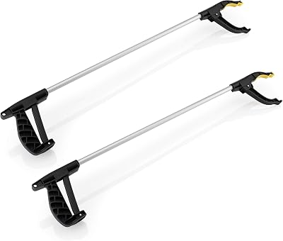 Straame Garden Litter Picker Grabber Reacher Tool Pack of 2