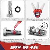 Bondtech Thread Lock Blue and Red Threadlocker 10ml Medium High Strength view 5