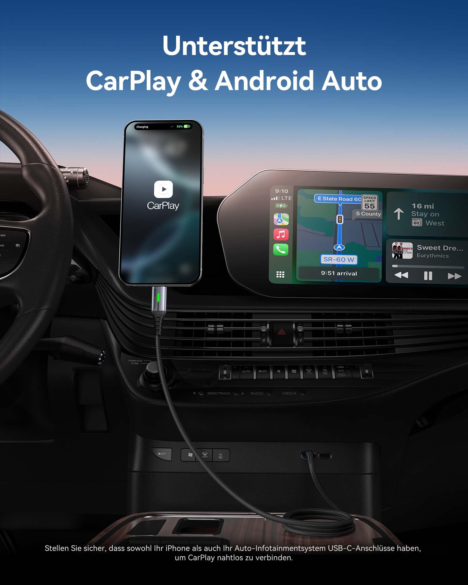 INIU 240W USB C Kabel, [2 Stück 2m] PD Schnellladekabel USB C auf USB C Kabel, Nylon Geflochten Ladekabel USBC für iPhone 17 16 15 Pro Max Samsung Galaxy S25 S24 Ultra Pixel 10 9a iPad Pro MacBook Air 5