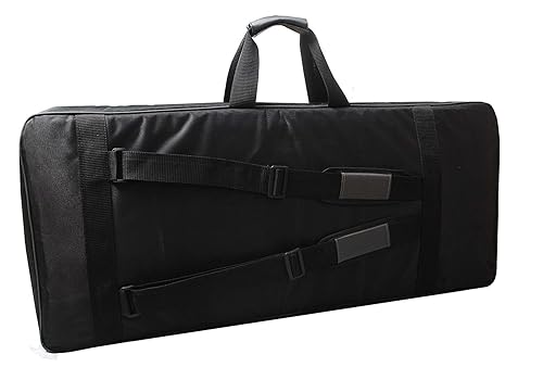 Baritone Case for Yamaha PSR SX900 61 Keys Piano Gig bag Keyboar 並行輸入品 キーピアノギグバッグキーボードカバー用ケース (ブラック) Baritone Case for Yamaha PSR-E 61 Keys Padded Sponge keyboard Gig