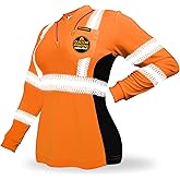 KwikSafety - Charlotte, NC - Vixen Hi Vis Long Sleeve Safety Shirt for Women [Angel Hair Reflective Tape]
