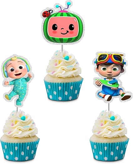 Glitter Cocomelon Cupcake Toppers 24pcs Cocomelon Happy Birthday Cake Decor Picks Kids Birthday Baby Shower Party Decoration Supplies Amazon Ca Grocery Glitter Cocomelon Cupcake Toppers 24pcs Cocomelon Happy Birthday Cake Decor Picks Kids Birthday Baby Shower Party Decoration Supplies Amazon Ca Grocery