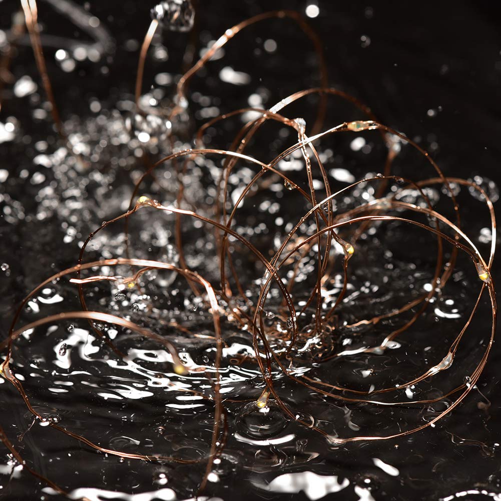 Mpoow 6PACK Fairy String Lights, 10ft 30 LEDs Fairy Lights Battery Operated，Fairy Lights，Fair Lights，Led String Lights，Led Fairy Lights，Centerpieces(Warm White)