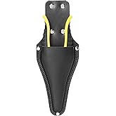 Garden Pruner Sheath,Pruner Tool Holster,Premium Genuine Leather Pruner Holster Protective Case for Garden Pruning Snips and Clippers