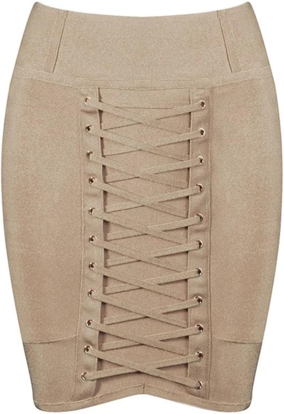 Khaki short skirt at Amazon Women’s Clothing store