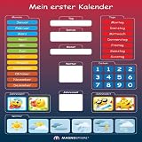 Fridge Magic: Magnetischer Kinder-Kalender Auf Spanisch – 40x30cm Für Zuhause & Homeschooling