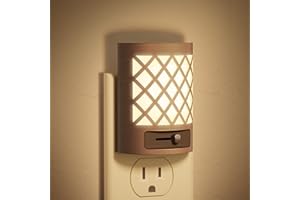 DORESSHOP Night Light, Nights Lights Plug Into Wall [2 Pack], Plug in Night-Light, Nightlight, Dusk to Dawn Sensor, Adjustable Brightness Nightlights for Bathroom, Hallway, Stairway, Soft White