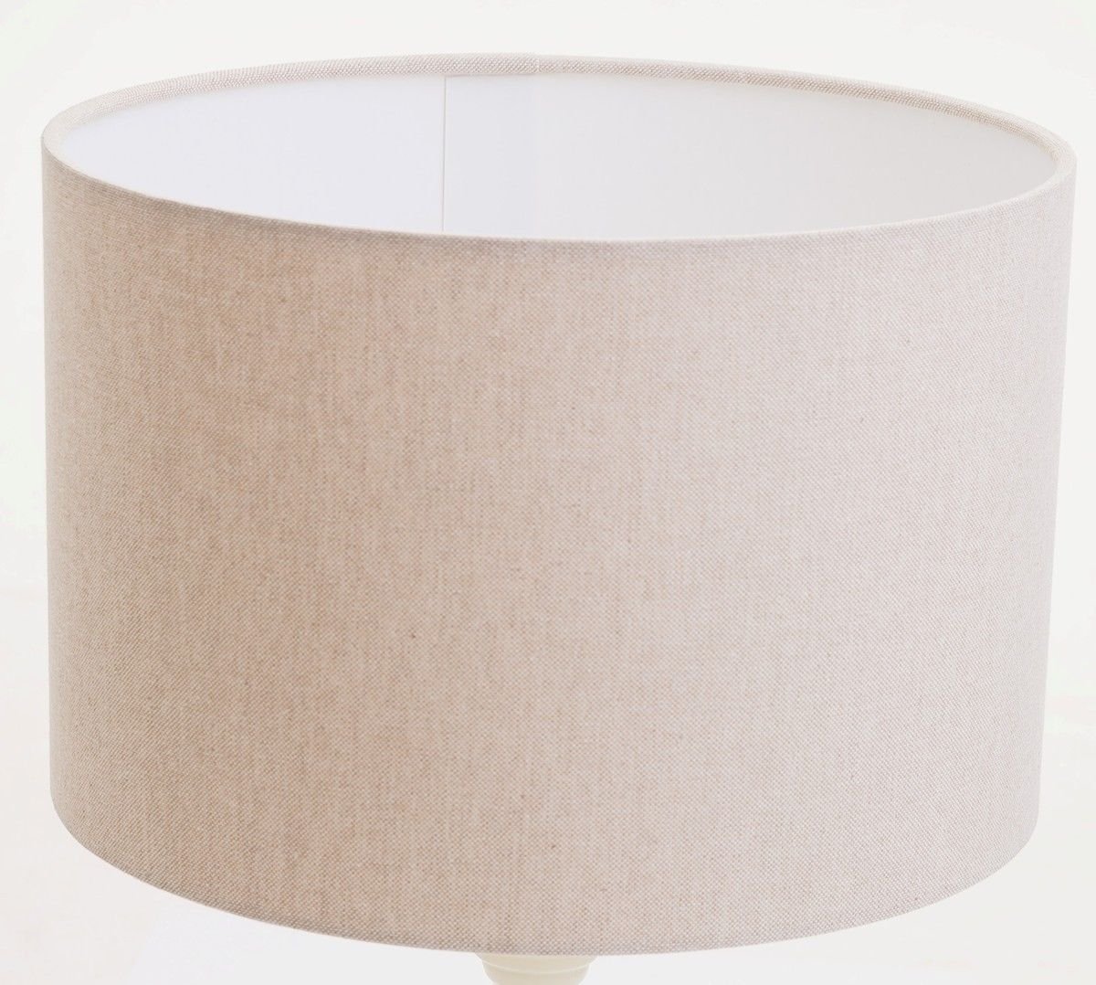 Kushade 18" Nova Linen Style Lampshade, Fabric, Cream
