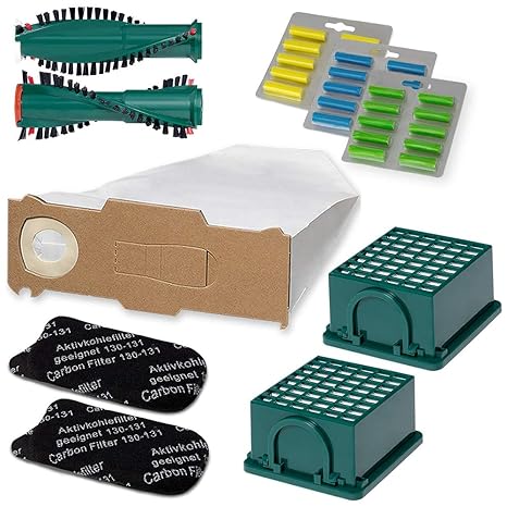 Staubsauger Sparset - 66 teiliges Set inkl. 30 Staubsaugerbeuteln - Optimal passend für Vorwerk Kobold VK 130 und 131 - Garan