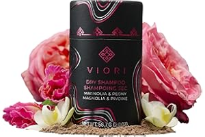 Viori Dry Shampoo Powder, Magnolia and Peony - Fast-Absorbing - Volumizing Shampoo - Dry Shampoo for Oily Hair - Neutralizes Odor - Long-Lasting