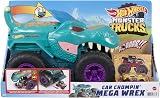 Hot Wheels Monster Trucks Car Chompin Mega Wrex Giant Vehicle & Car view 6