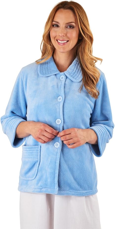 short fleece bed jacket