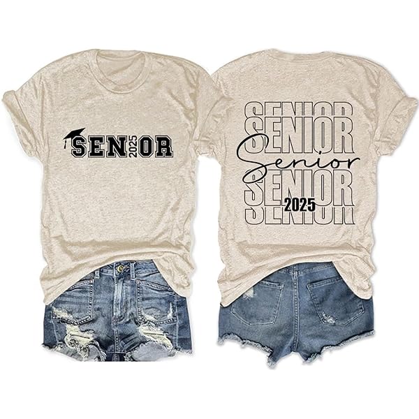 Funny 'Senior Mom Class Of 2024' Graphic Tee – Women's Short Sleeve Casual Cotton Blend Shirt