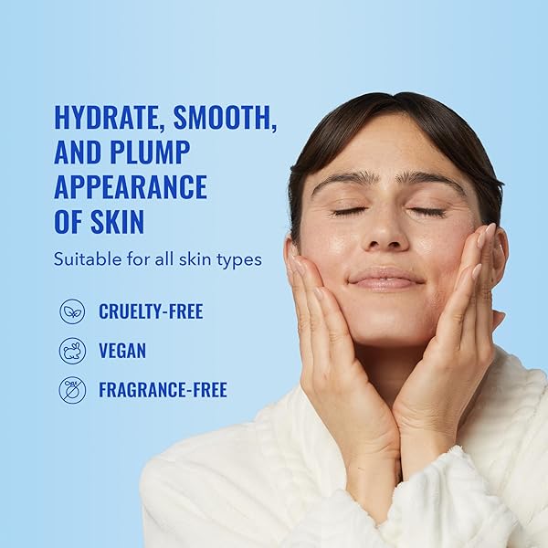 GOOD MOLECULES HYALURONIC ACID SERUM – 1% HYALURONIC ACID NON-GREASY ULTRA HYDRATING SERUM FACIAL MOISTURIZER FOR PLUMPER SKIN, SKIN CARE FOR FACE