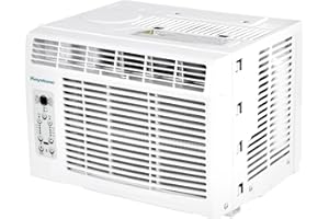 Keystone 6,000 BTU Window Mounted Air Conditioner & Dehumidifier, 115V, Air Conditioner for Rooms up to 250 Sq.Ft. with Smart Remote Control