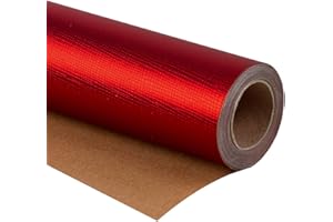 WRAPAHOLIC Wrapping Paper Roll - Passionate Red for Birthday, Holiday, Wedding, Baby Shower Wrap - 30 inch x 16.5 feet