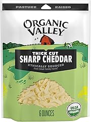 Organic Valley Organic Thick Cut Shredded Sharp Cheddar Cheese
