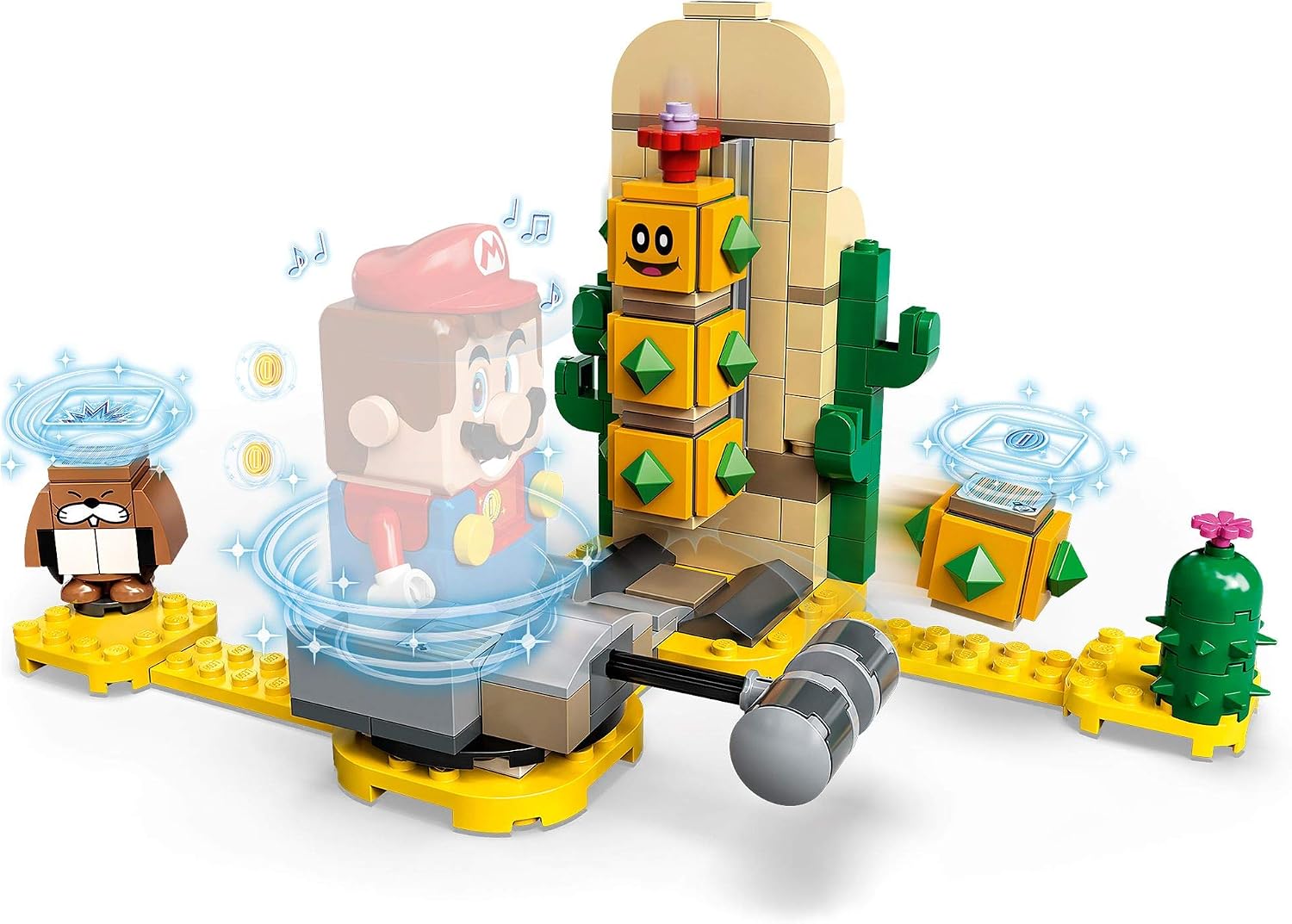 LEGO 71363 Super Mario Desert Pokey Expansion Set Buildable Game, Mehrfarbig - Image 5