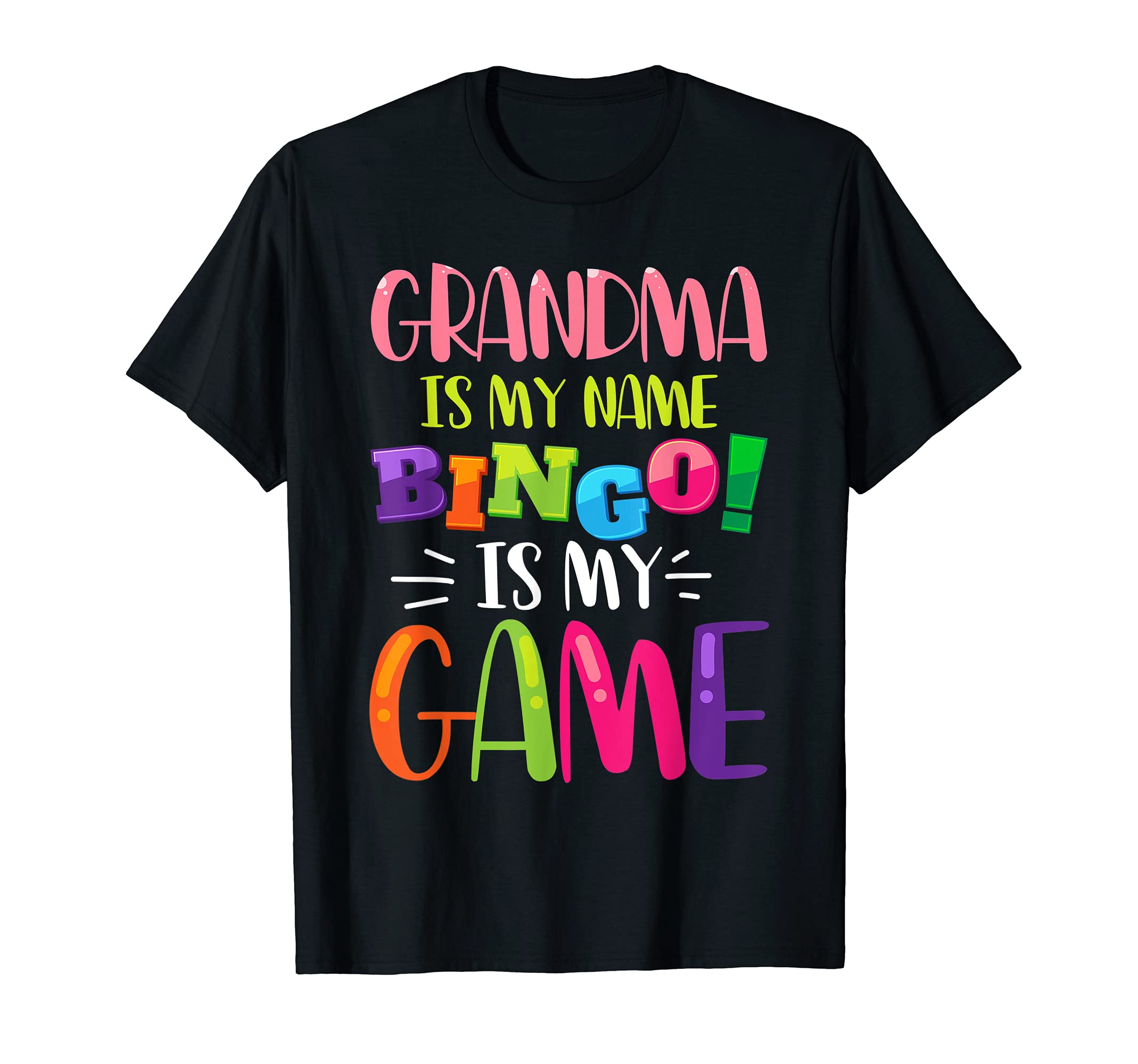 Funny Retired Grandma Lottery Winner Retirement Gift Bingo T-Shirt