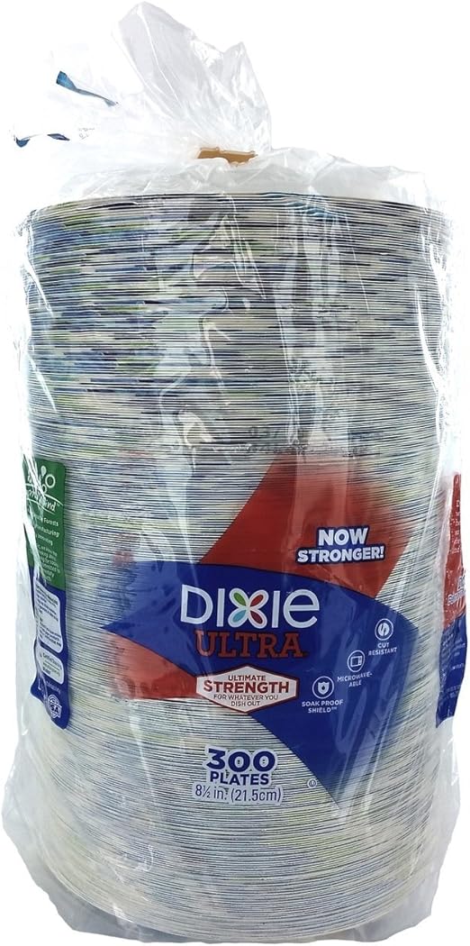 Dixie Ultra Paper Plates, 81/2 Inch, 300 Count Health
