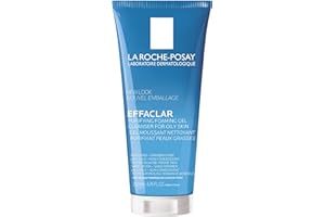 La Roche-Posay Effaclar Purifying Foaming Gel Cleanser for Oily Skin, Daily Face Wash to Remove Excess Oil and Impurities, Oil Free and Soap Free