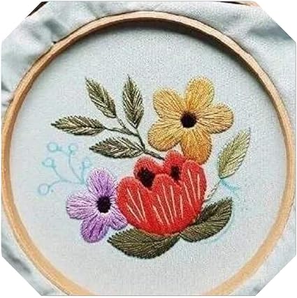 Amazon Co Jp クロスステッチ 15x15cmフラワーショッププラントシリーズヨーロッパ刺繍キットシンプルな3次元刺繍リボンキット刺繍刺繍a Kitchen Housewares