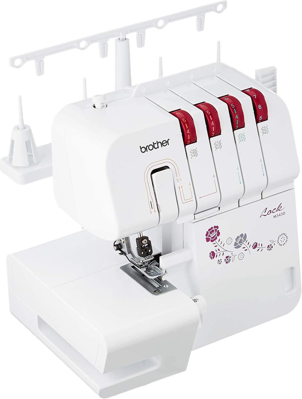 Brother M343D Overlocker 3 or 4 Thread with FAST Threading + DVD