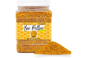 Yerbero - Premium Bee Pollen Granules 1 Lb (16oz) | 100% Natural Pure Honey Bee Pollen Raw Sweet Rich Flavor | Polen de Abeja 100% Natural
