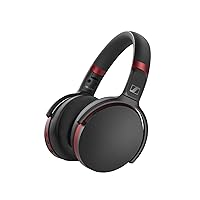 【Amazon.co.jp限定】ゼンハイザー Sennheiser ワイヤレスヘッドホン bluetooth HD 458BT ブラックxレッド ノイズキャンセリング 低遅延 AAC aptX-LL Bluetooth 5.0 マルチポイント対応 ボイスアシスタント連携 Smart Control App【国内正規品】
