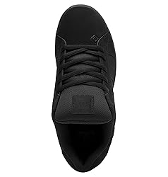 DC mens Net Skate Shoe, Black/Black/Black, 10.5 US