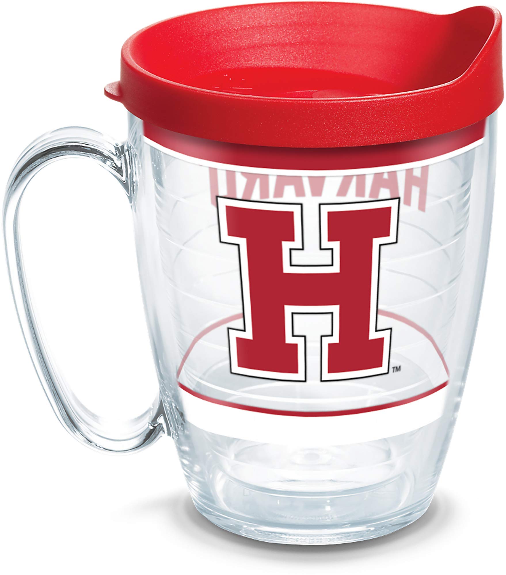 Tervis Made in USA Double Walled Harvard University Crimson Insulated Tumbler Cup Keeps Drinks Cold & Hot, 16oz Mug, Tradition