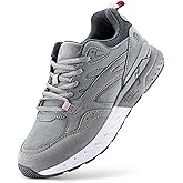 FitVille Extra Wide Walking Shoes Women Wide Width Workout Sneakers with Arch Support for Flat Feet Heel Pain Relief - Rebound Core V9