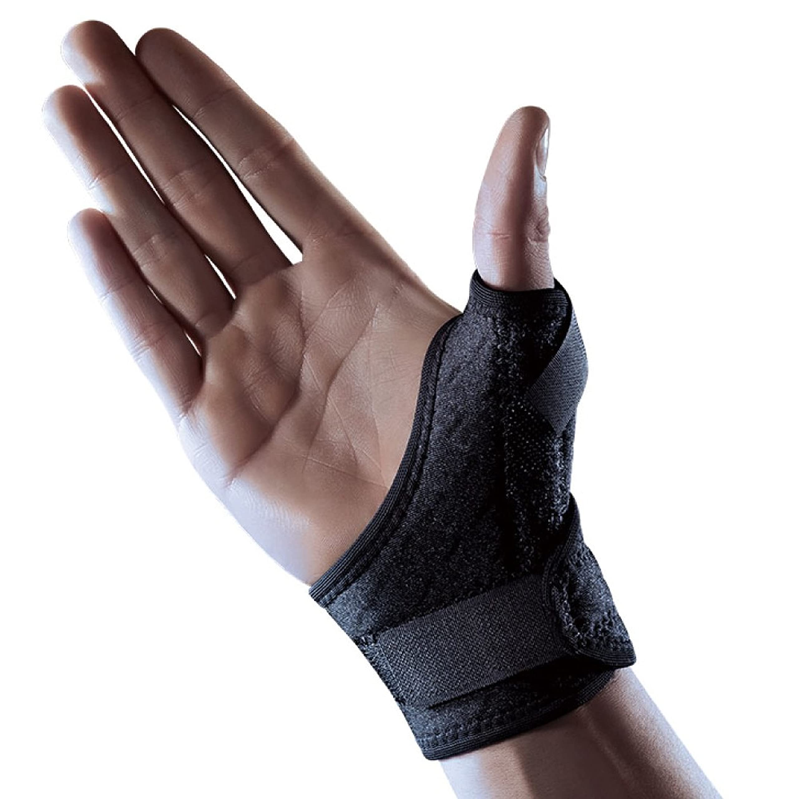 LP Extreme Wrist and Thumb Support, Wrist Support for Pain Relief, Sprains & Prevents De Quervain Disease, Black - One Size