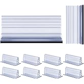 10 Pack Magnetic Sign Holder Sign Holder Clip Adhesive Sign Holder 3*1.6*1.2inch Holding Clamp Sign Signage Clips for Retail Store Counters Warehouses Include Magnetic Sheets with Adhesive Backing