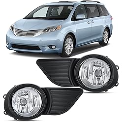 Nilight Fog Lights Assembly Compatible with 2011