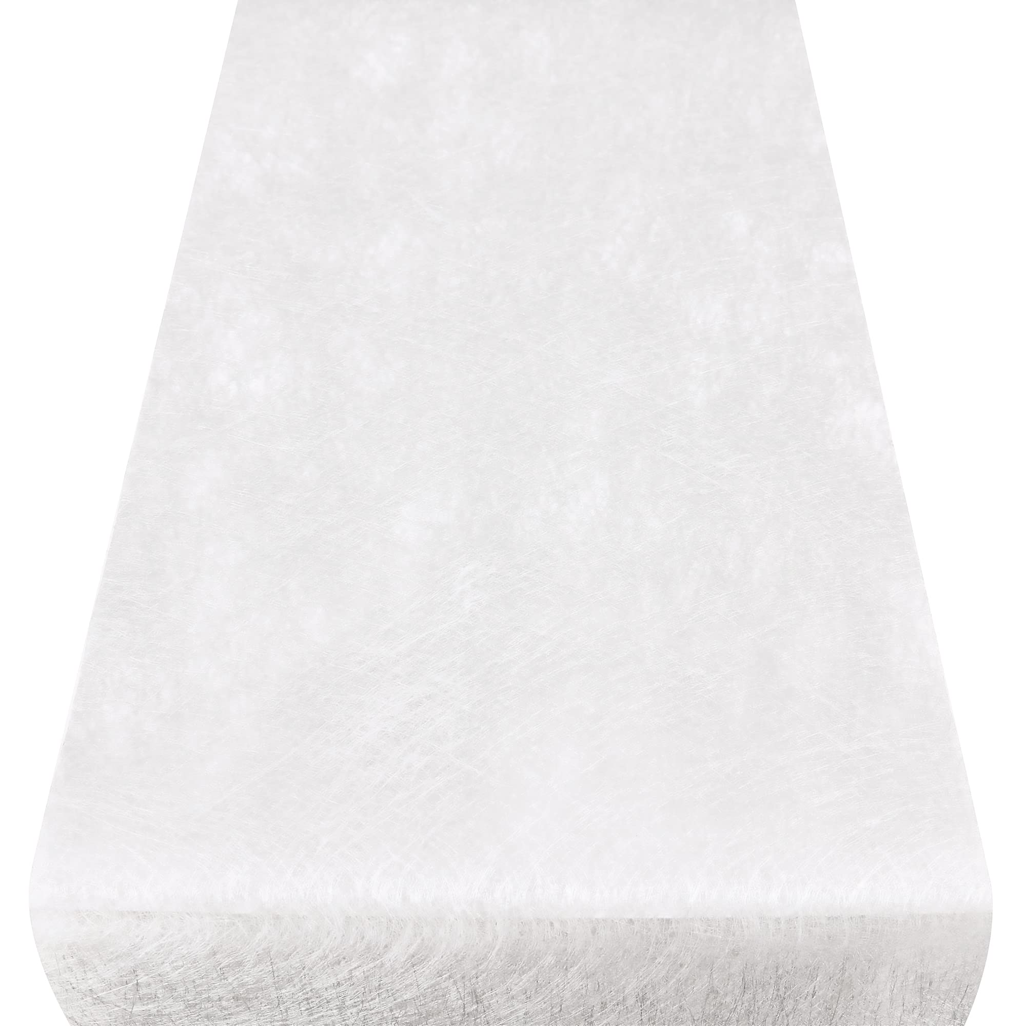 Time to Sparkle Non Woven Tablecloth 30CM X 16M Glitter Metal Tablecloth Roll Reusable Party Table Centerpiece for Wedding Birthday Baby Shower White