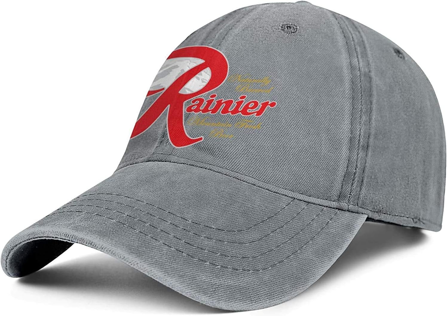 MaryAPerez Men/Womens RainierBeer Plain Adjustable Peaked Cap Fashion