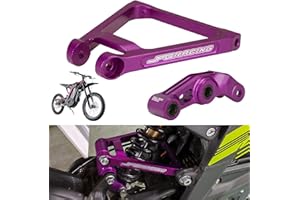JFG RACING Sur Ron Suspension Link Kit + Triangle Aluminum 7075, for Surron Light Bee X/S Segway X160/X260 Electric Dirt Bike EBike, Purple