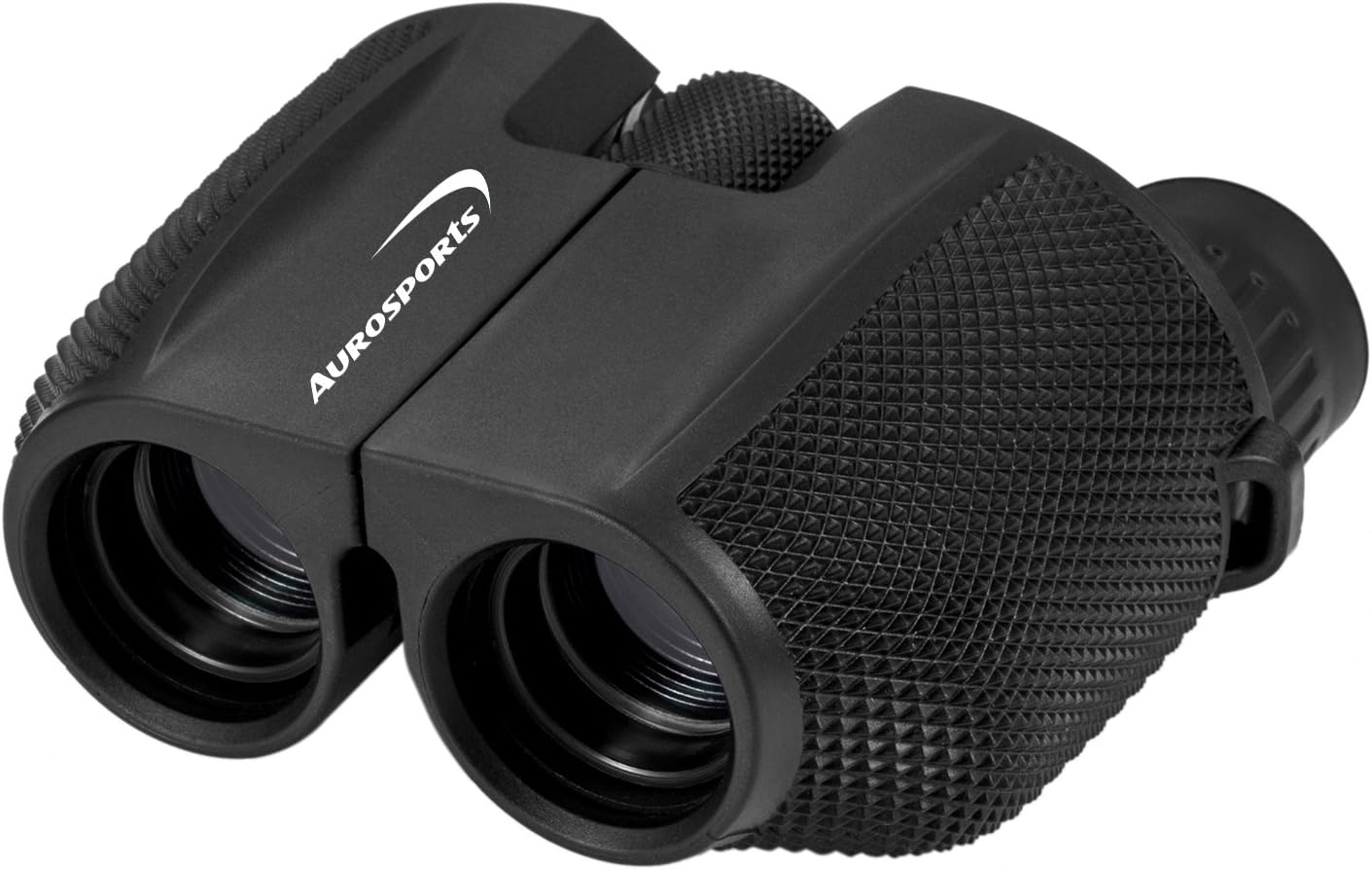 Aurosports 10x25 Folding High Powered Compact Binoculars for Adults Kids With Weak Light Night Vision Clear Binocular for Bird Watching Great for Outdoor Sports Games and Concerts : Camera & Photo