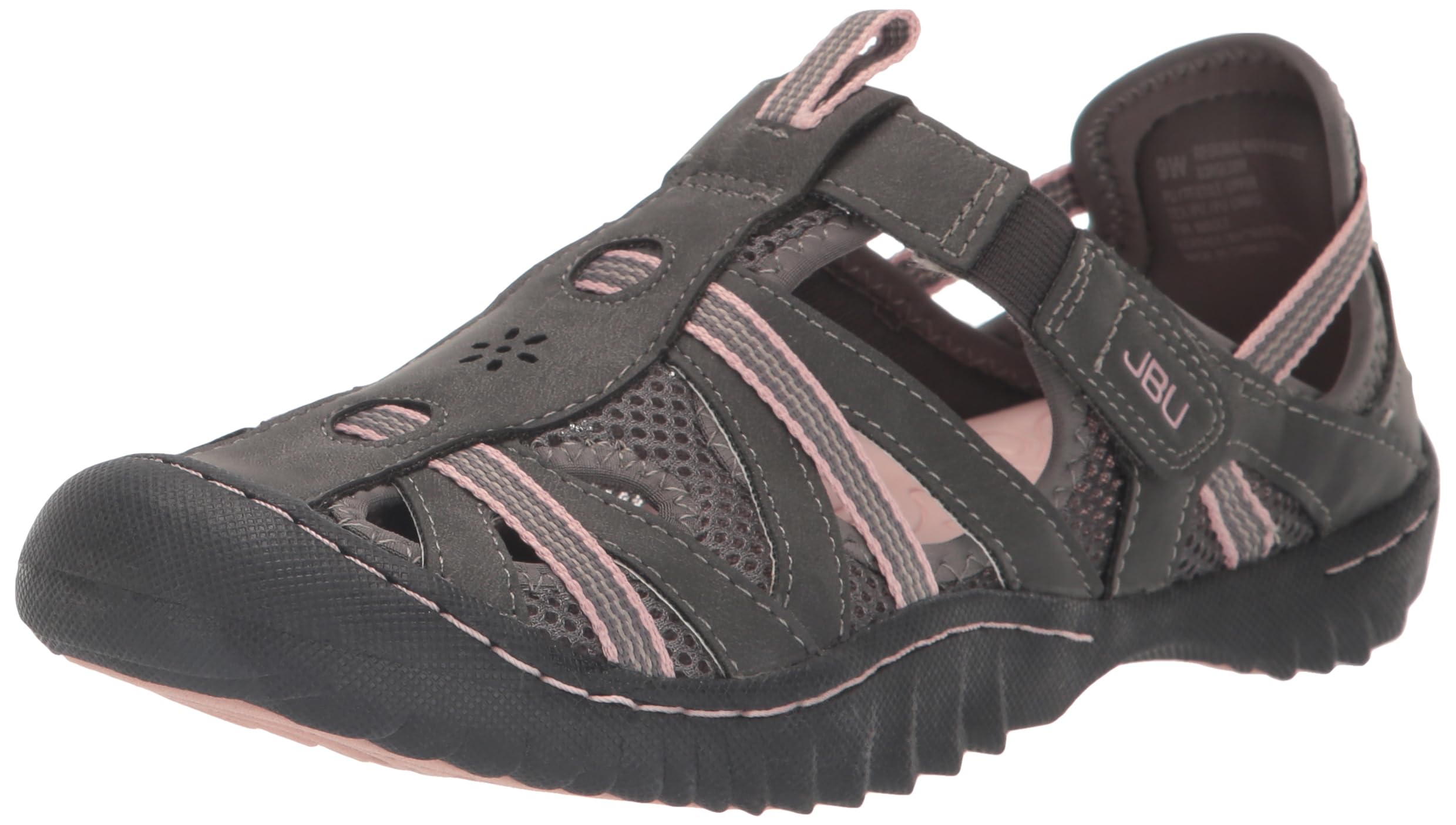 JBU Women’s Regional Water Ready Casual Comfort Adjustable Quick Dry APMA Accepted Fisherman Walking Sandal