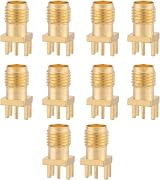 Yosoo Health Gear SMA Female Jack Connector PCB Panel Mount Plug 4 Pins view 1