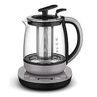 ティファール 電気ケトル 1.5L ガラス製 温度調節 「テイエール」 フルーツティー 緑茶 保温 レシピブック付き BJ813DJPA