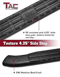 TAC Side Steps Running Boards Fit 2005-2023 Toyota